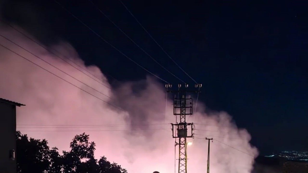 Zeytinlik alanda çıkan yangın büyümeden kontrol altına alındı