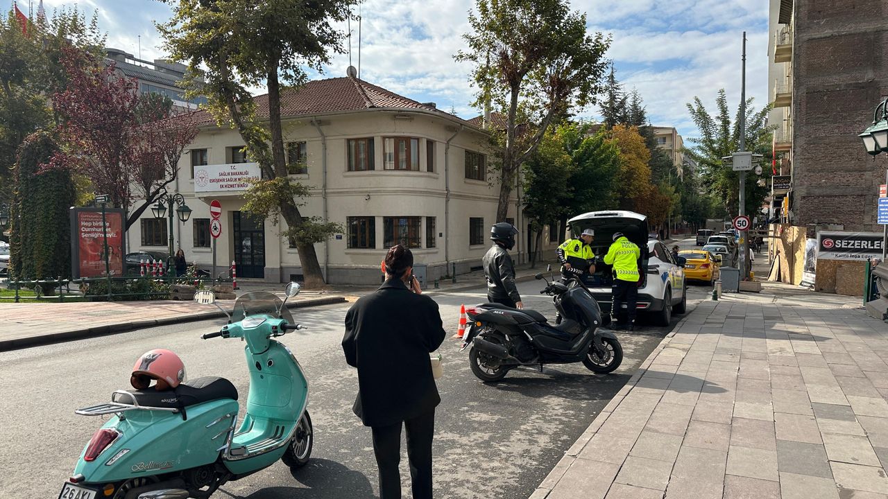 Eskişehir'de motosiklet sürücülerine sıkı denetimi