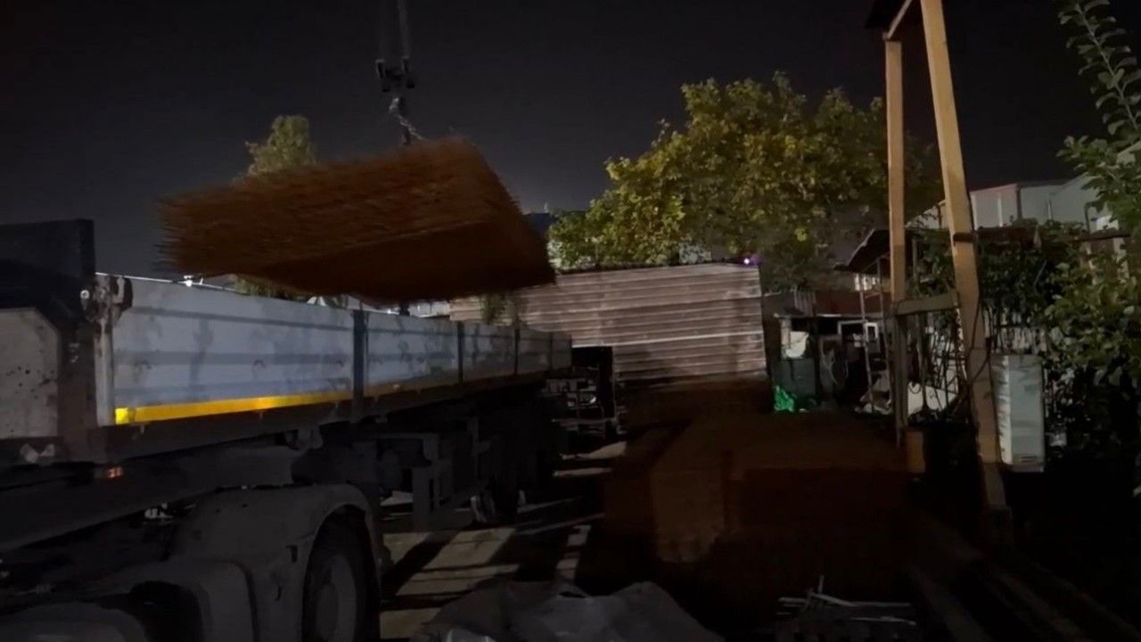 18 ton çelik hasır hırsızlığı: 2 şüpheli tutuklandı