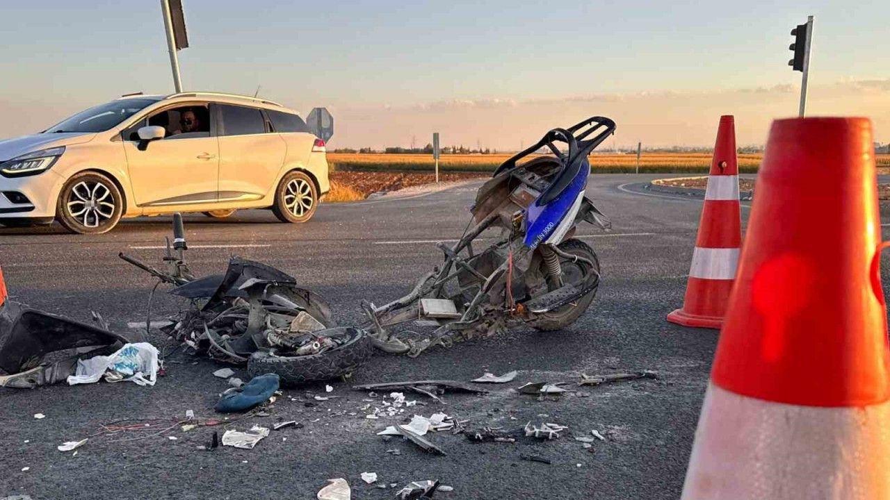 Kamyon ile elektrikli bisiklet çarpıştı: 2 yaralı