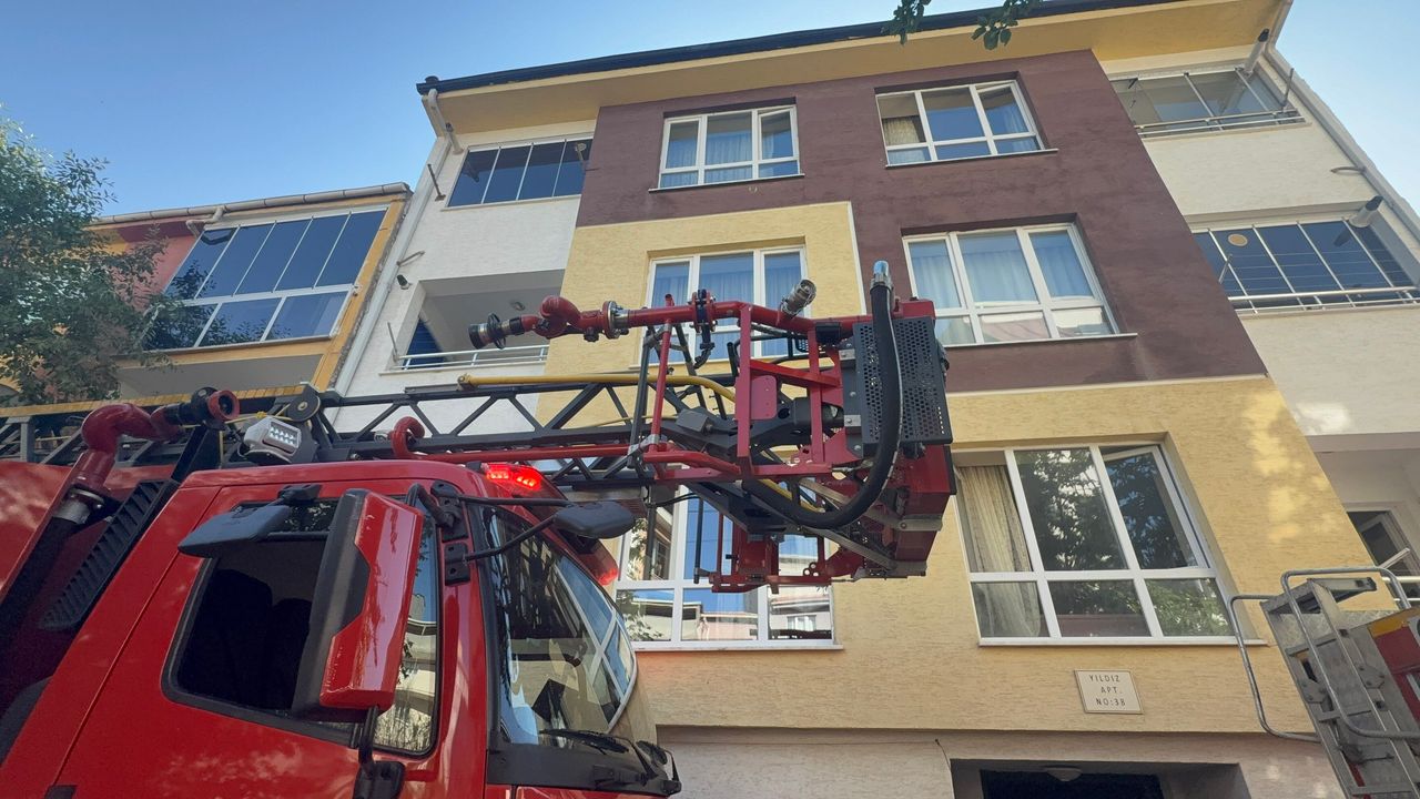 Eskişehir'de yangın paniği....