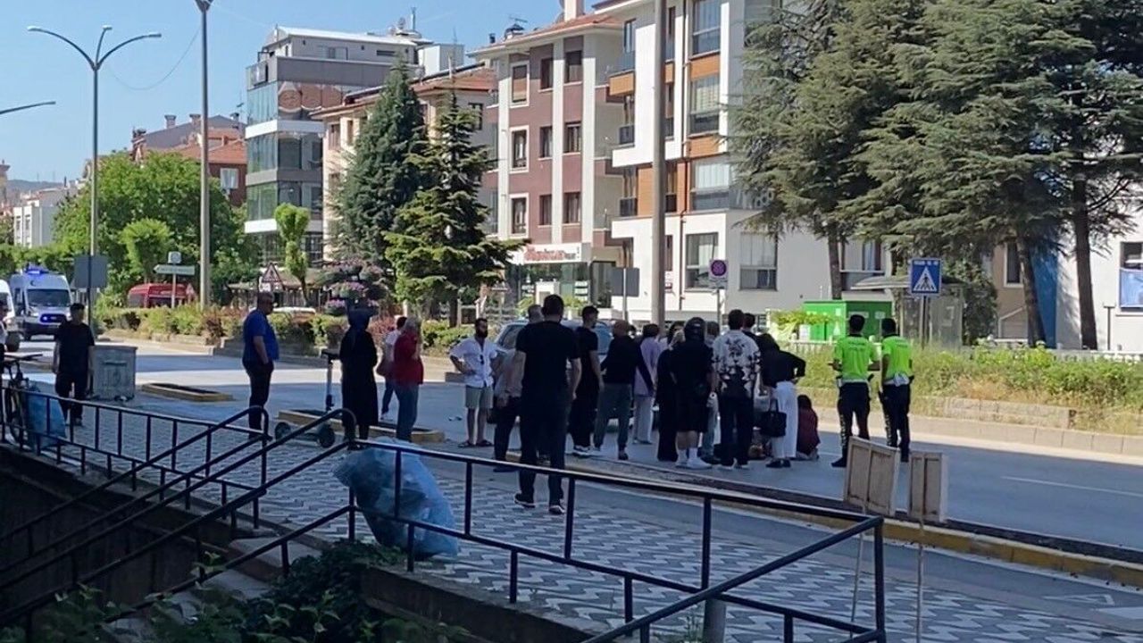 Yaya geçidinde feci kaza!
