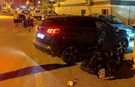 Otomobil ile motosiklet çarpıştı: 2 yaralı