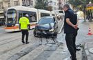 Eskişehir’de iki otomobil kafa kafaya çarpıştı