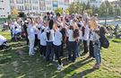75 anne, 75 bebek aynı anda spor yaptı
