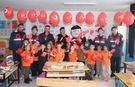 Jandarma ve minikler bayramı birlikte kutladı