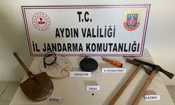 Aydın'da kaçak kazıya suçüstü