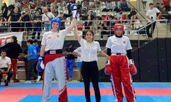 Türkiye Kick Boks Şampiyonasında Ayşe Kaplan birinci oldu