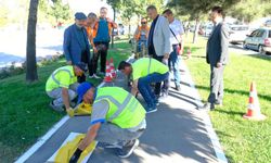 Eskişehir'deki o bulvara bisiklet yolu