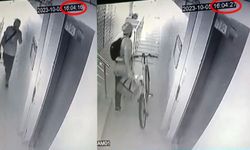 Eskişehir'de 25 saniyede bisiklet hırsızlığı!