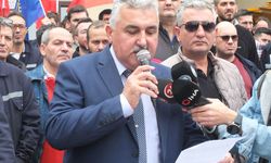 Eskişehir'de eylem yaptılar: Demiryolu satılamaz