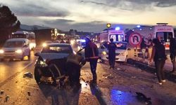 İnegöl'de feci kaza: 1 ölü 6 yaralı