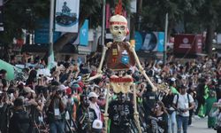 Meksika'da 'Ölüler Günü' ilginç görüntüler oluşturdu