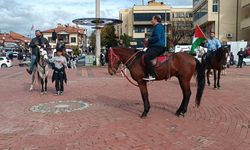 Kütahya'da Filistin için bakın nasıl destek verdiler!