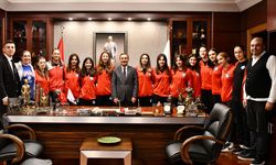 Başarılı sporculardan Başkan Ataç'a ziyaret