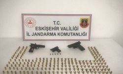 Eskişehir'de kaçak silah ele geçirildi