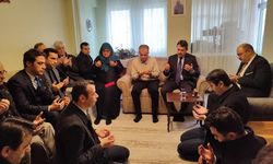 Eskişehir adalet teşkilatı şehit ailesini ziyaret etti