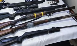 Eskişehir'de çok sayıda silah ele geçirildi