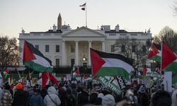 Washington’da Filistin’e destek gösterisi!