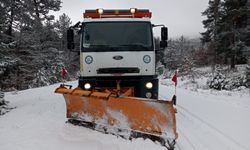 Eskişehir'de kar ve buzla mücadele