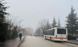 Eskişehir'de yüksek kesimlerde sis etkili oldu