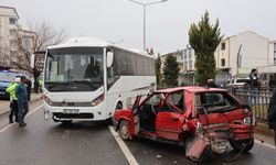 Elazığ’da zincirleme trafik kazası: 2 yaralı