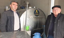 Balıkesir'de süt tankı desteği!