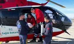 Ambulans helikopter 2,5 aylık Adem için havalandı
