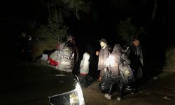 Ayvalık’ta 15 düzensiz göçmen yakalandı!