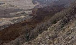 Erzincan'da maden sahasında korkutan gelişme: Toprak kaydı!