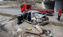 Amasya’da cenaze yolunda feci kaza!
