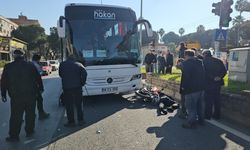 Nazilli'de otobüs motosiklete çarptı: 1 ölü!