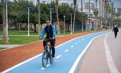 Mersin'de bisiklet ve koşu yolları yenilendi