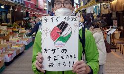 Japon muhasebeciden sessiz İsrail protestosu!