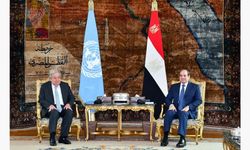 BM Genel Sekreteri Guterres, Mısır Cumhurbaşkanı Sisi ile görüştü!