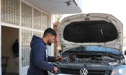 19 yaşında motor ustası oldu