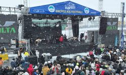 Kar altında Ferhat Göçer Konseri