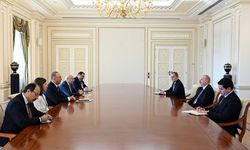 Azerbaycan Cumhurbaşkanı Aliyev, Çavuşoğlu'nu kabul etti!
