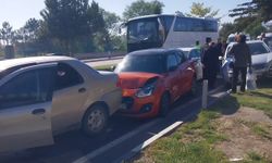 Kütahya'da zincirleme kaza: 9 araç karıştı