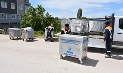 Eskişehir'in o ilçesinde çöp konteynırları yenileniyor!