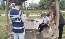 Eskişehir'de Millet Bahçesi'nde polis denetimi