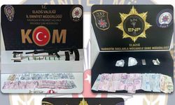 Elazığ’da uyuşturucu tacirlerine operasyon: 5 gözaltı