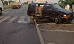 Konya’da tır otomobile çarptı: 2 yaralı