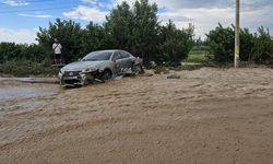 Kırgızistan’da korkutan sel!