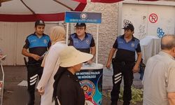 Eskişehir'de polisler vatandaşı bilgilendiriyor