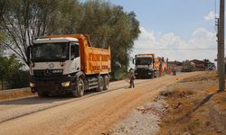 Eskişehir'deki o ilçede yol çalışması