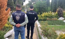 Polis, Cem Garipoğlu’nun kabrinin bulunduğu mezarlıkta nöbet tutuyor