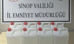 40 litre etil alkol ele geçirildi