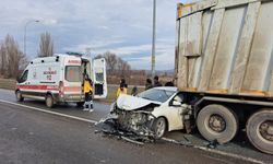 Eskişehir'deki trafik kazası ucuz atlatıldı