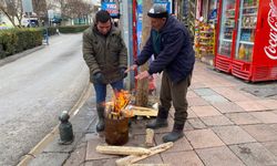 Eskişehir'e vatandaşlar soğuk havaya böyle çare buldu